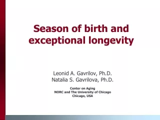 Season of birth and exceptional longevity