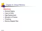 Virtual Memory Management: Demand Paging and Page Replacement - slide 1