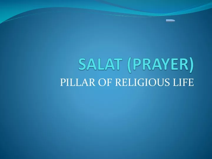 salat prayer