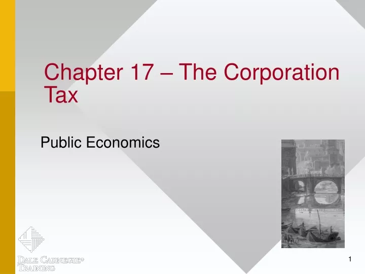 chapter 17 the corporation tax