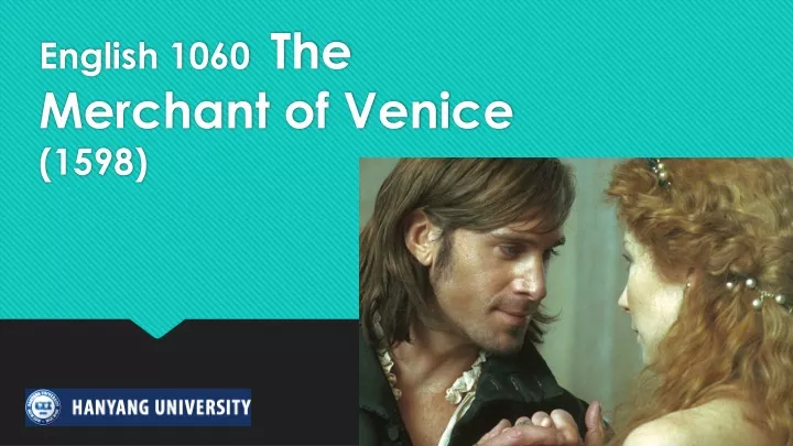english 1060 the merchant of venice 1598