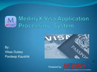 MedinyX Visa Application Processing  System