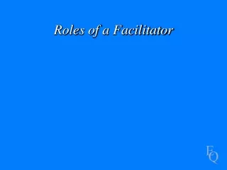 Roles of a Facilitator