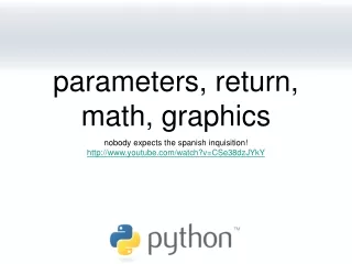 parameters, return, math, graphics