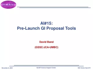AI#15: Pre-Launch GI Proposal Tools