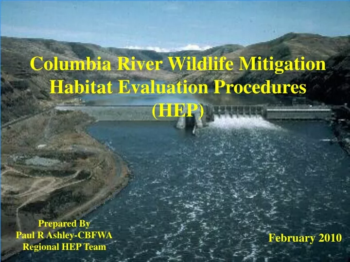 columbia river wildlife mitigation habitat