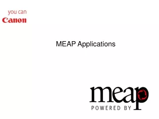 MEAP Applications