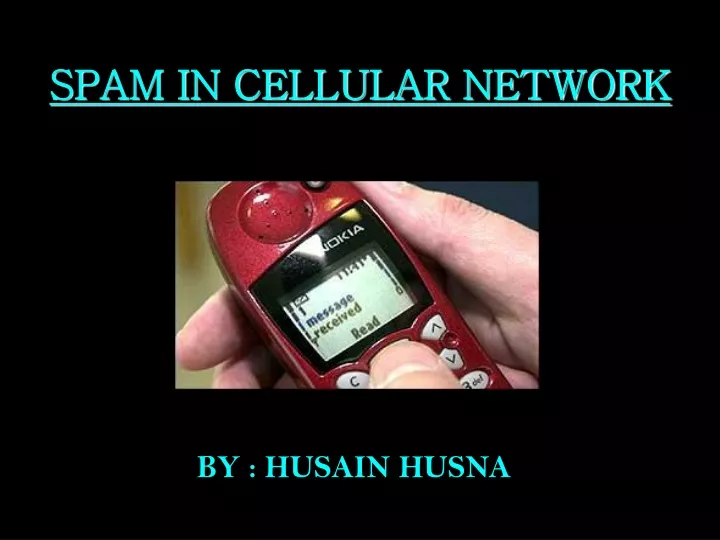 spam in cellular network