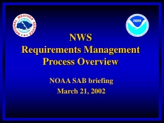 NWS  Requirements Management  Process Overview