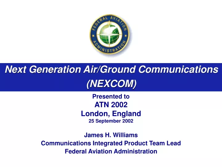 next generation air ground communications nexcom
