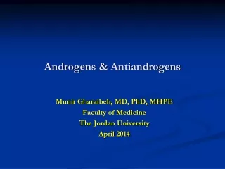 Androgens &amp;  Antiandrogens