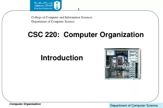 CSC 220:  Computer Organization