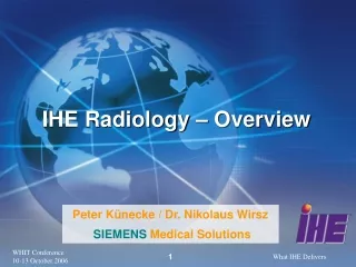 IHE Radiology – Overview