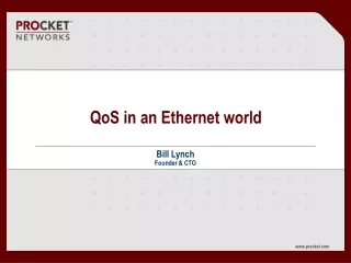 QoS in an Ethernet world