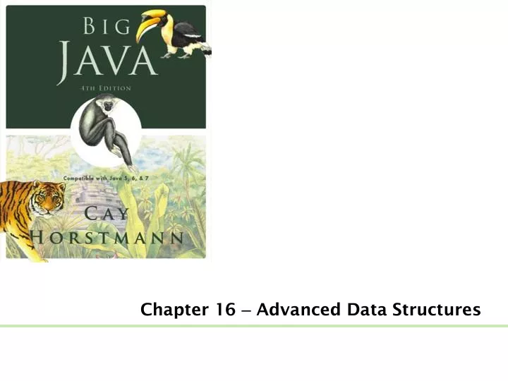 chapter 16 advanced data structures