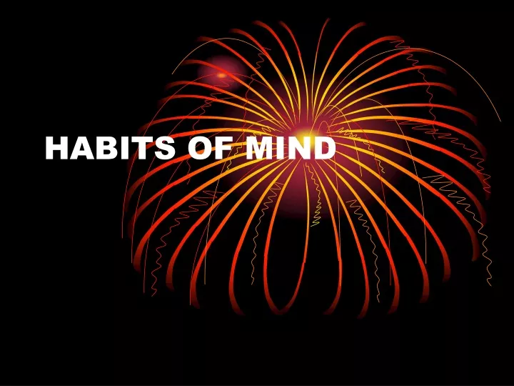 habits of mind