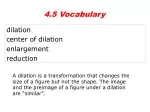 Dilations in Geometry - slide 1
