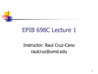 EPIB 698C Lecture 1