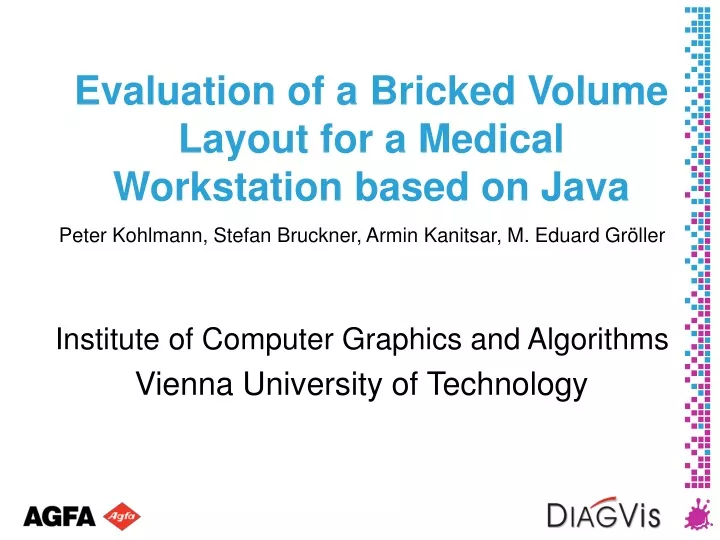evaluation of a bricked volume layout for a medical workstation based on java