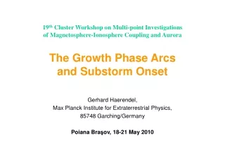 The Growth Phase Arcs and Substorm Onset