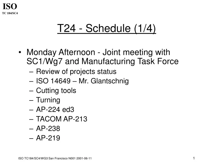 t24 schedule 1 4