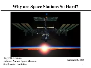 Why are Space Stations So Hard?