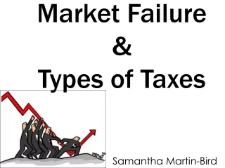 Market Failure &amp; Types of Taxes
