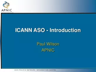 ICANN ASO - Introduction