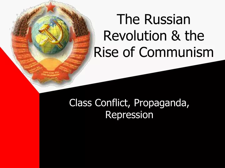 the russian revolution the rise of communism