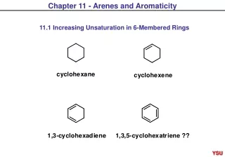 Chapter 11 - Arenes and Aromaticity