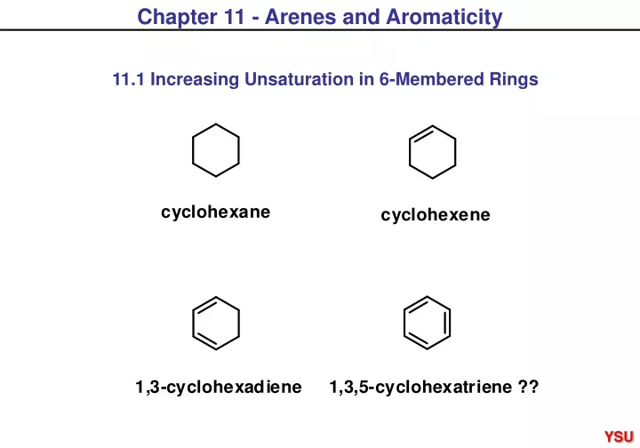 chapter 11 arenes and aromaticity