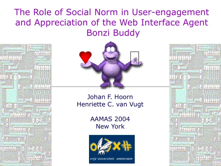 the role of social norm in user engagement