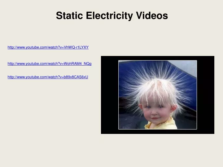 static electricity videos http www youtube