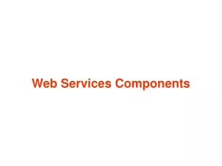 Web Services Components