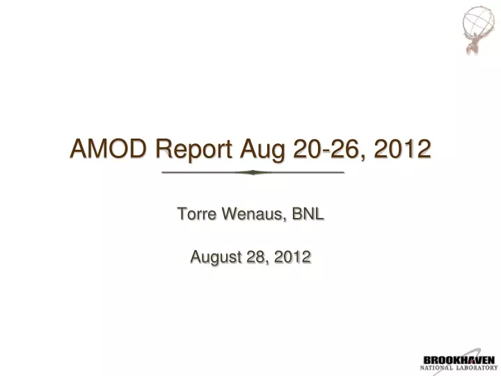 amod report aug 20 26 2012