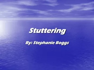 Stuttering