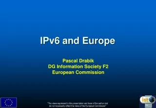 IPv6 and Europe