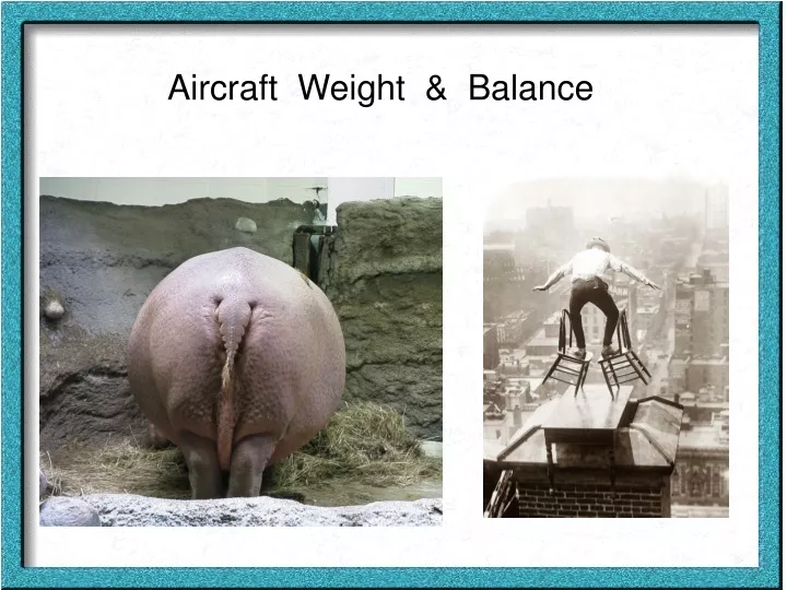 aircraft weight balance
