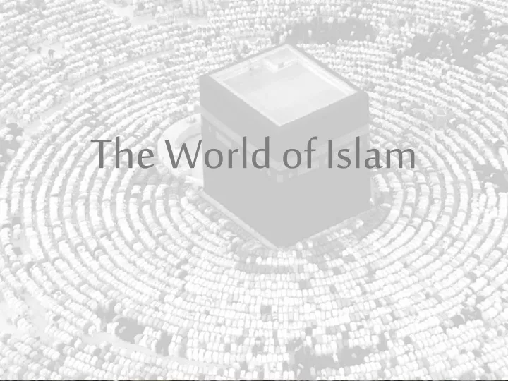 the world of islam