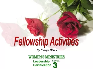 Fellowship Activities