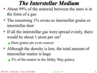 The Interstellar Medium