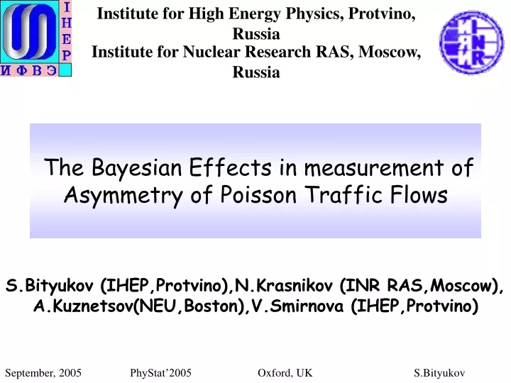 the bayesian effects in measurement of asymmetry of poisson traffic flows