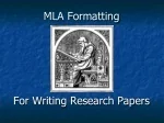 Mastering MLA Formatting: Writing Research Papers - slide 1