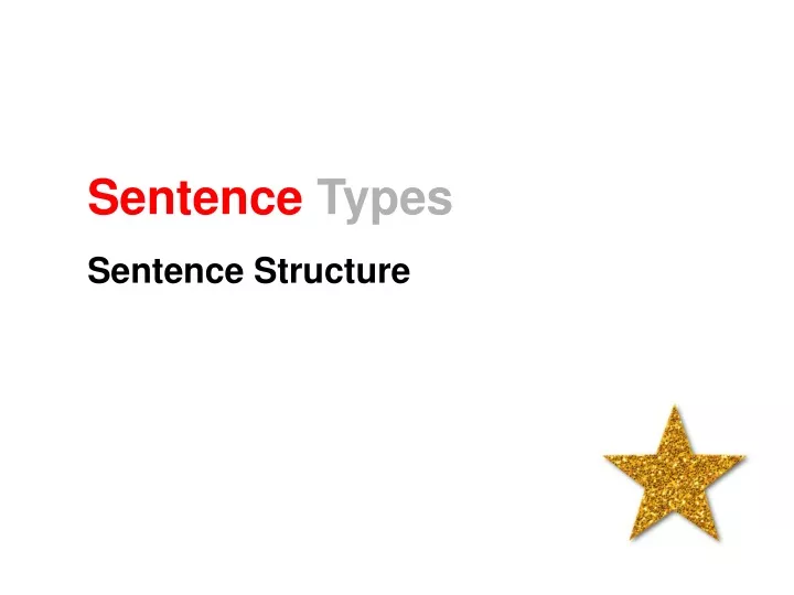 sentence types