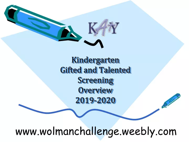 kindergarten gifted and talented screening overview 2019 2020
