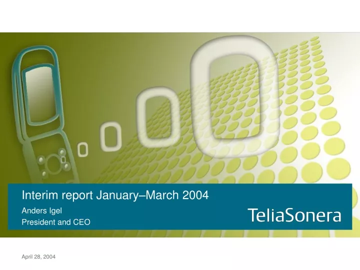 interim report january march 2004