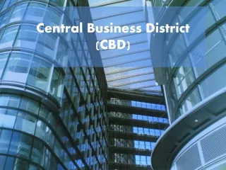 Central Business District (CBD)