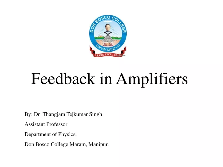 feedback in amplifiers