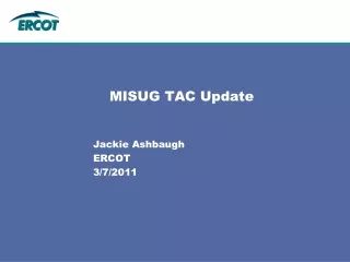 MISUG TAC Update