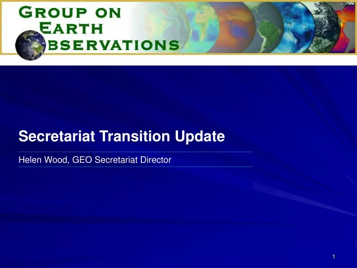 secretariat transition update